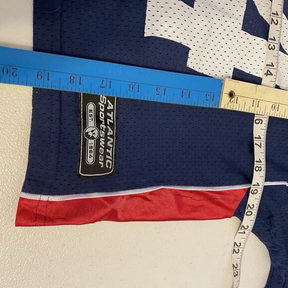 Vintage Athletic Sportswear Jersey Sz XS USA Made Warriors 34 Mesh Cropped - Picture 6 of 6